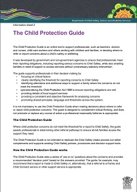 The Child Protection Guide info sheet thumbnail